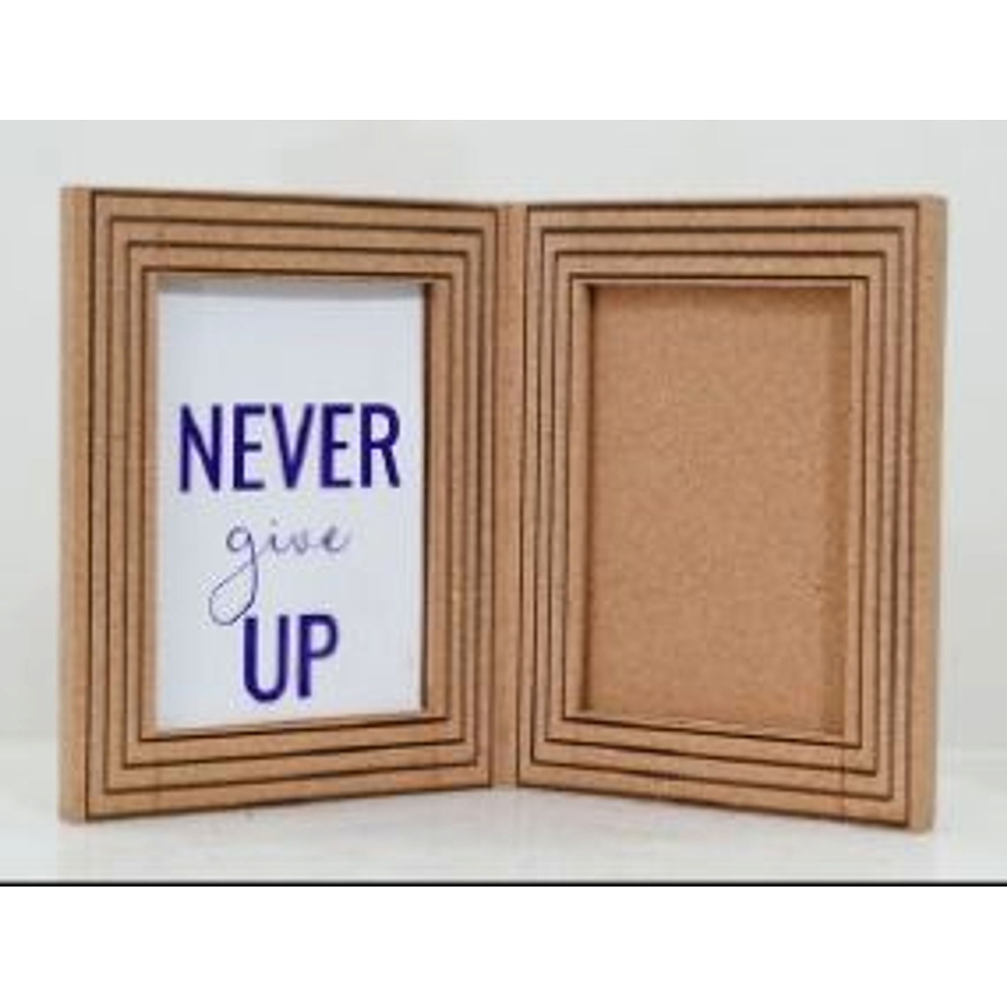 Cork Dual Photo Frame