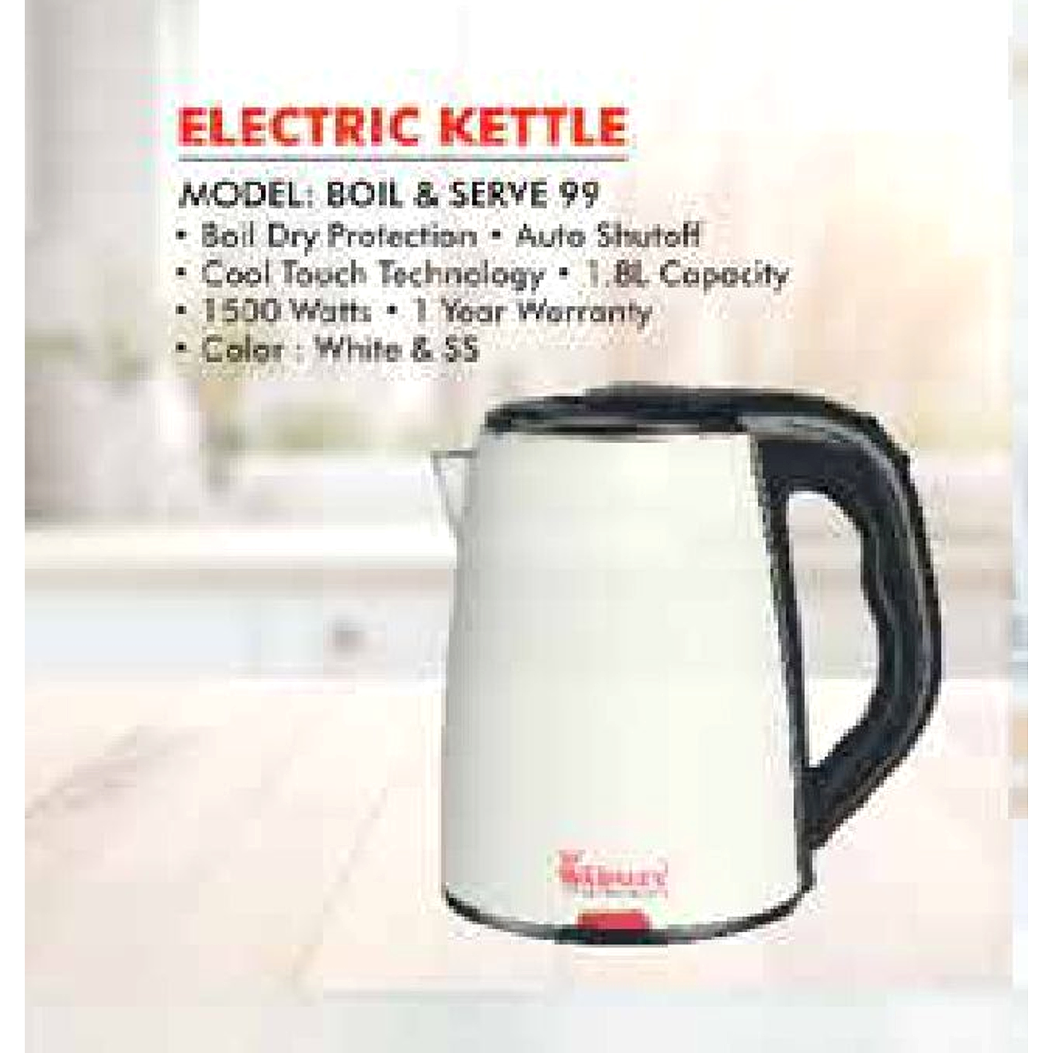 Electric Kettle & serve 99