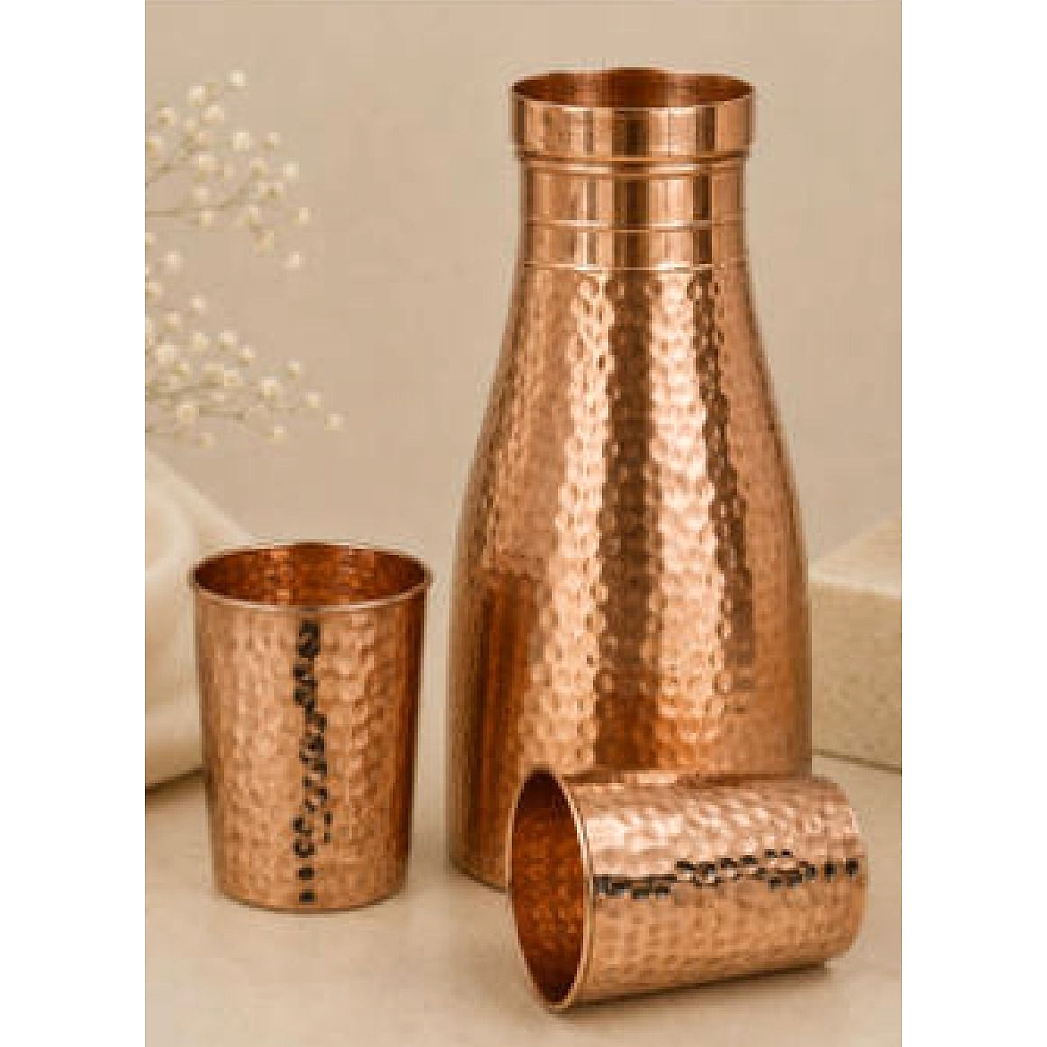 Hammered Tarang Carafe Set SKU: BZ25