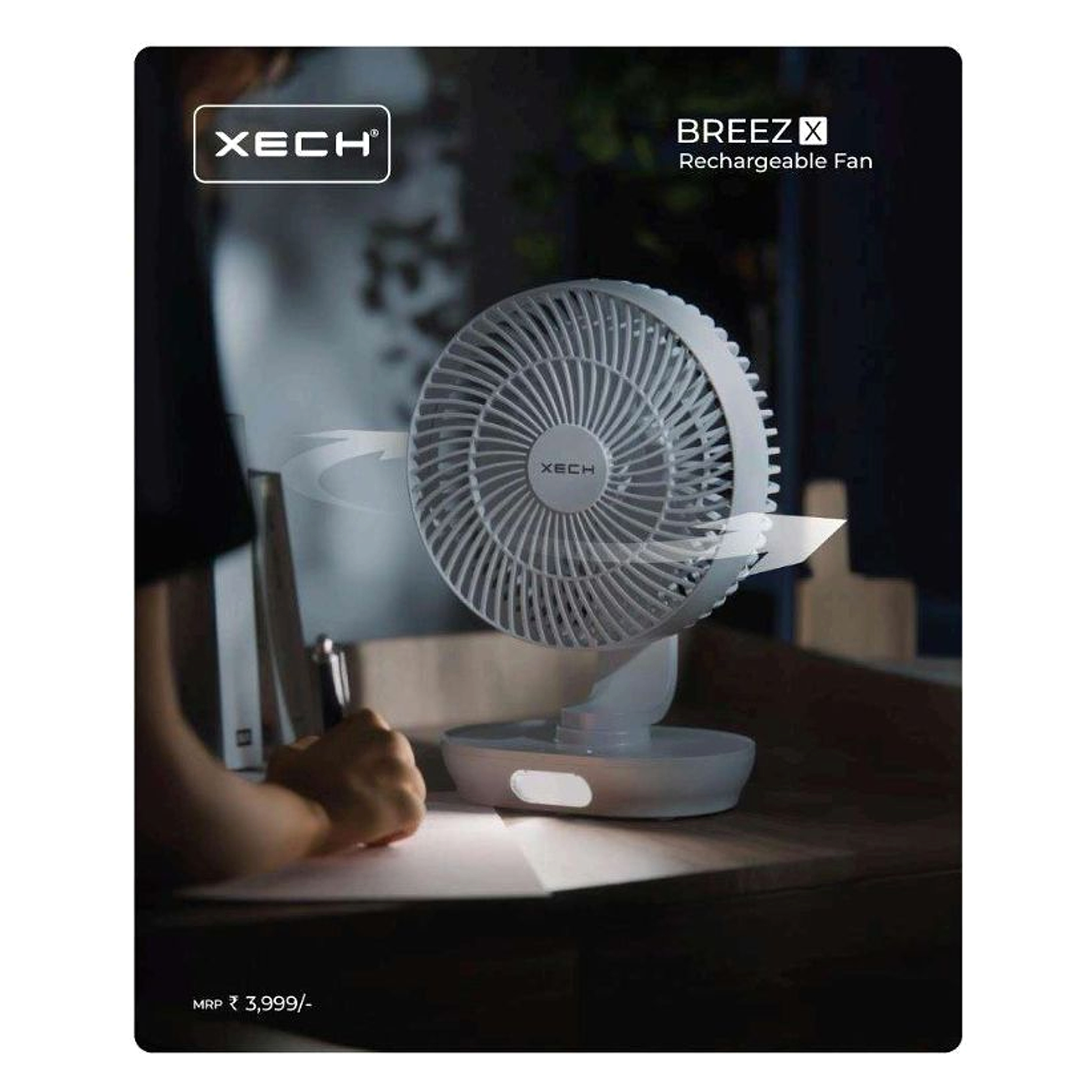 BreezX Fan |Rechargeable Fan