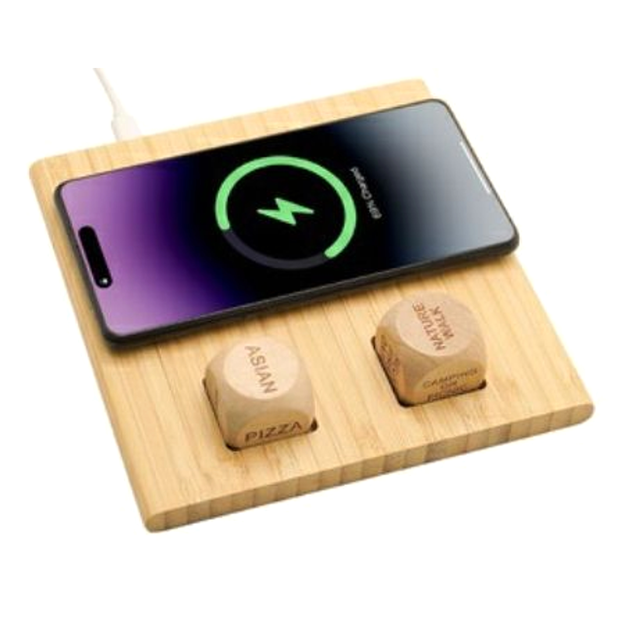 EcoToss Decision Dice With 15W Wireless Charger MT628