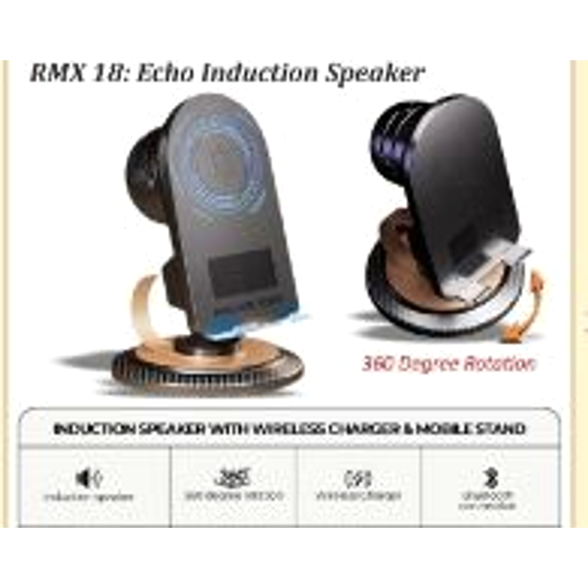 Echo Induction speaker with wireless charger (RMX 18)
