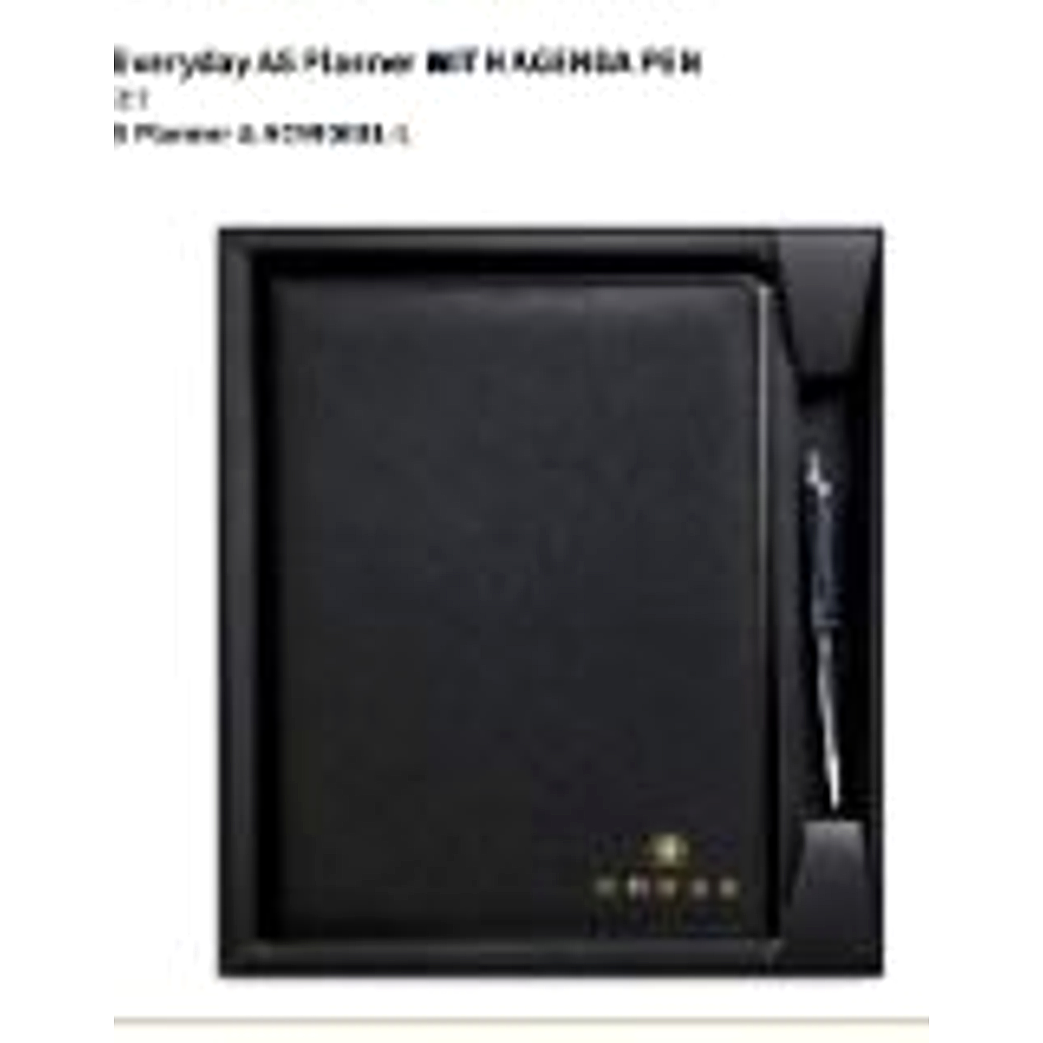 Piano Everyday A5 PLANNER WITH AGENDA PEN